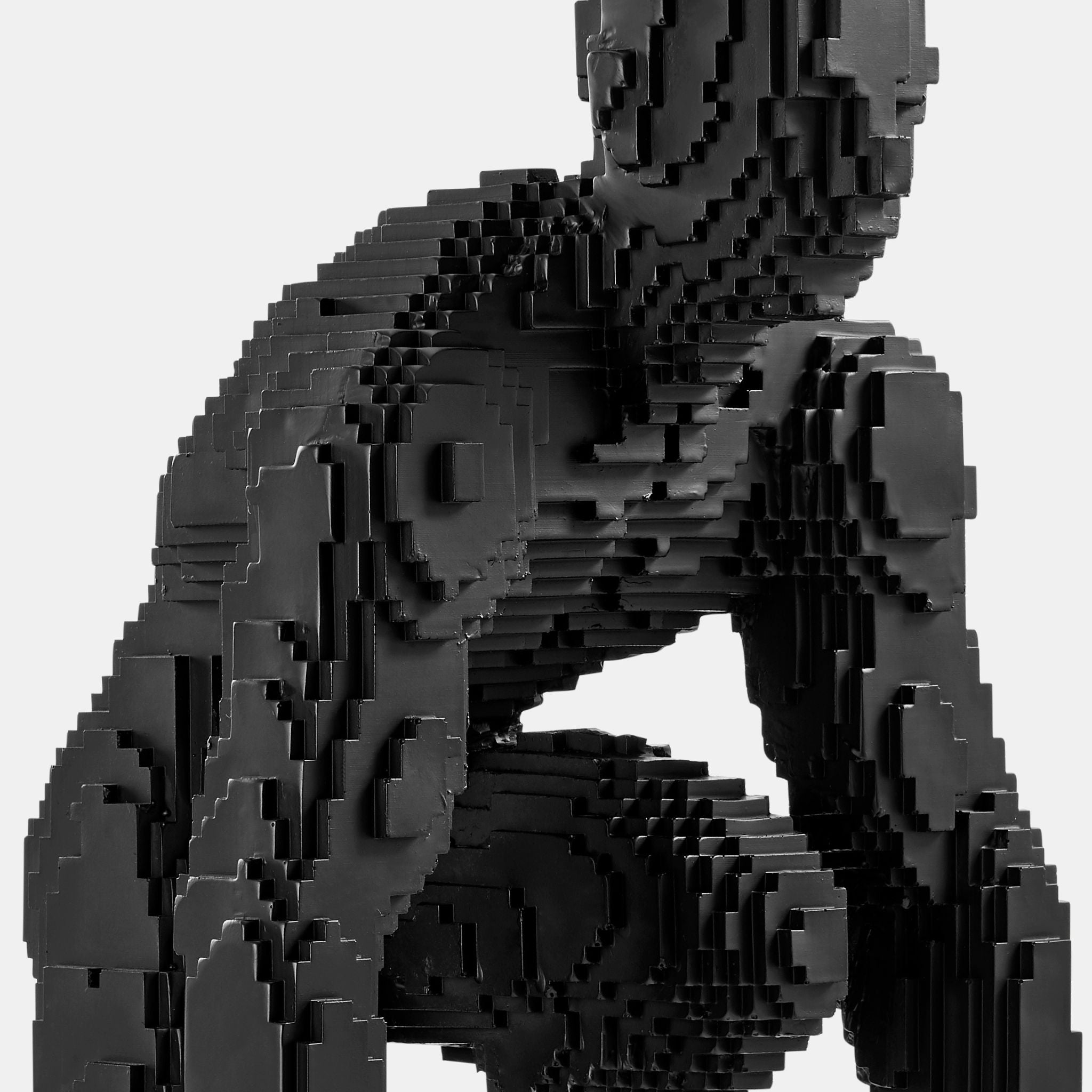 Pixel Man Running Layout Pixel Running Man // Matte Black — NuSaile