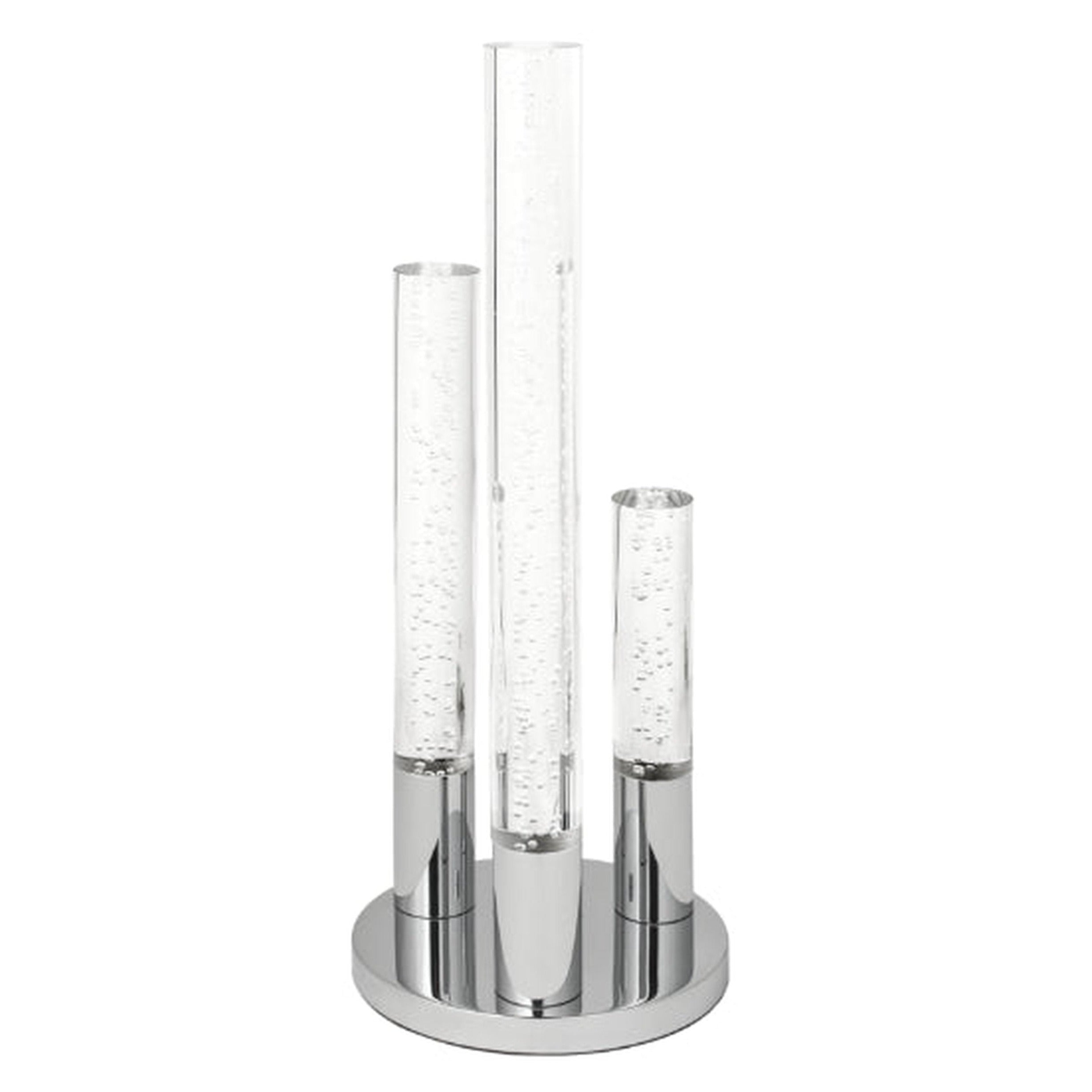 Acrylic Cylinders Table Lamp // 3 Light