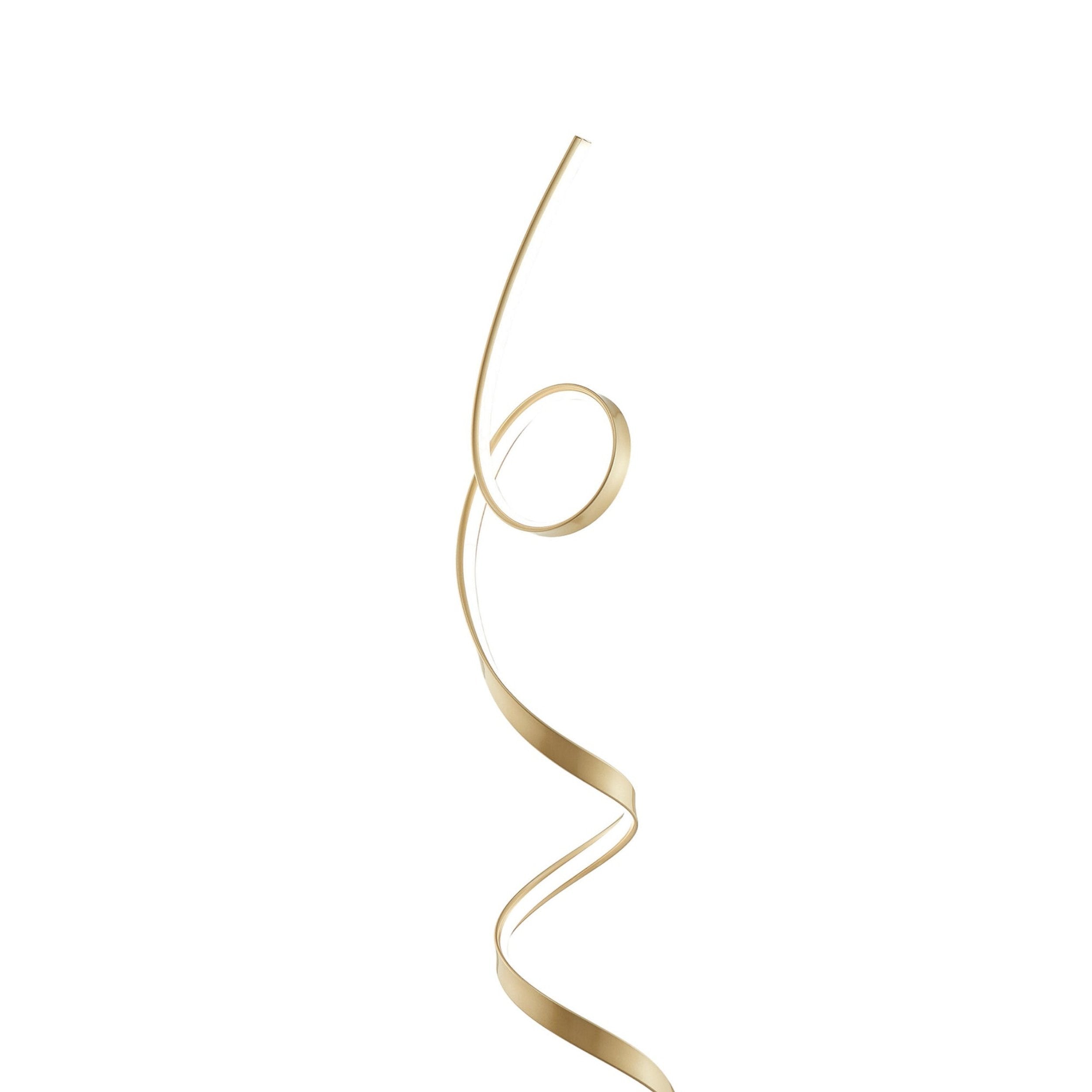 Amsterdam LED Sandy Gold  63-Inch Floor Lamp - Dimmable