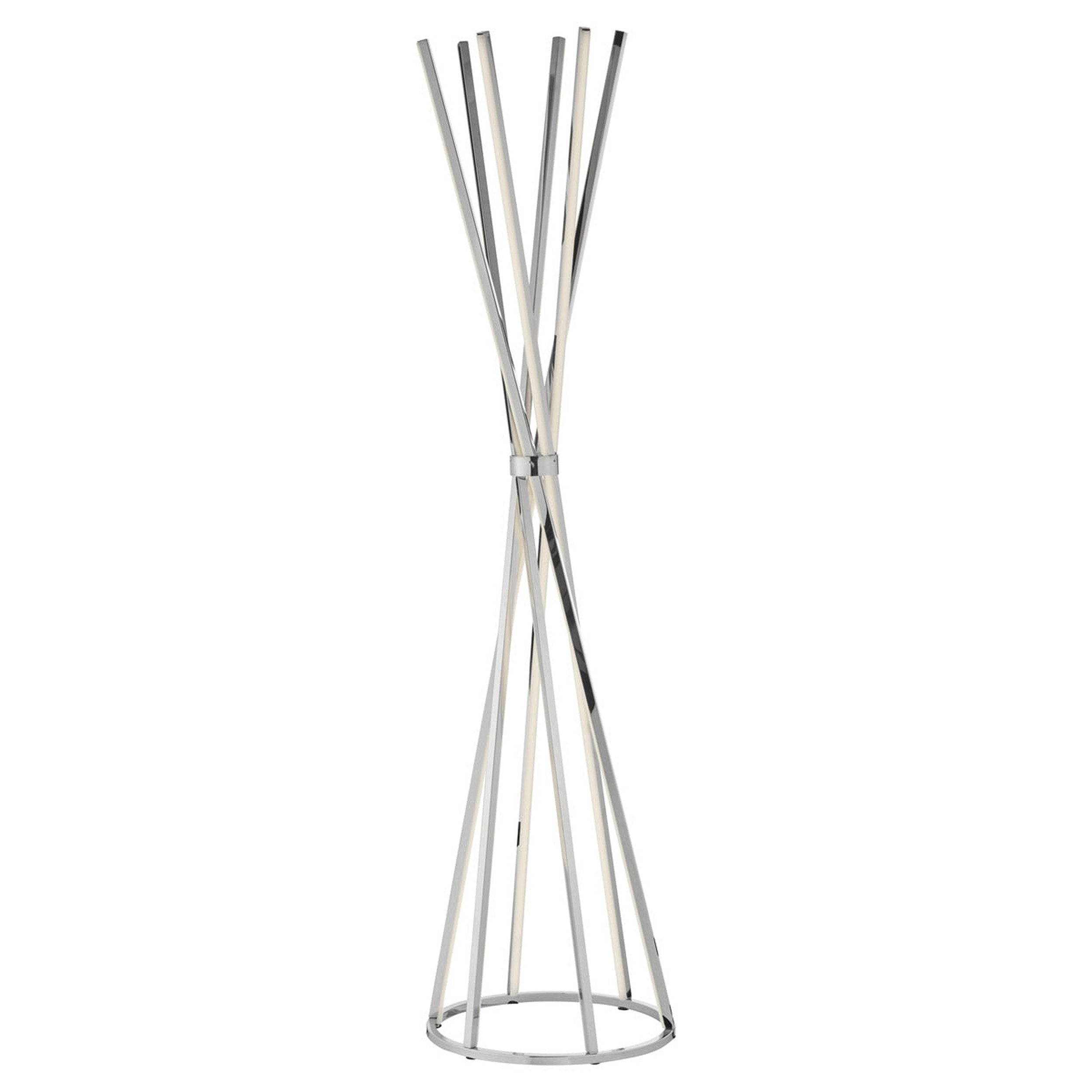 Bergen Chrome LED Floor Lamp // Chrome