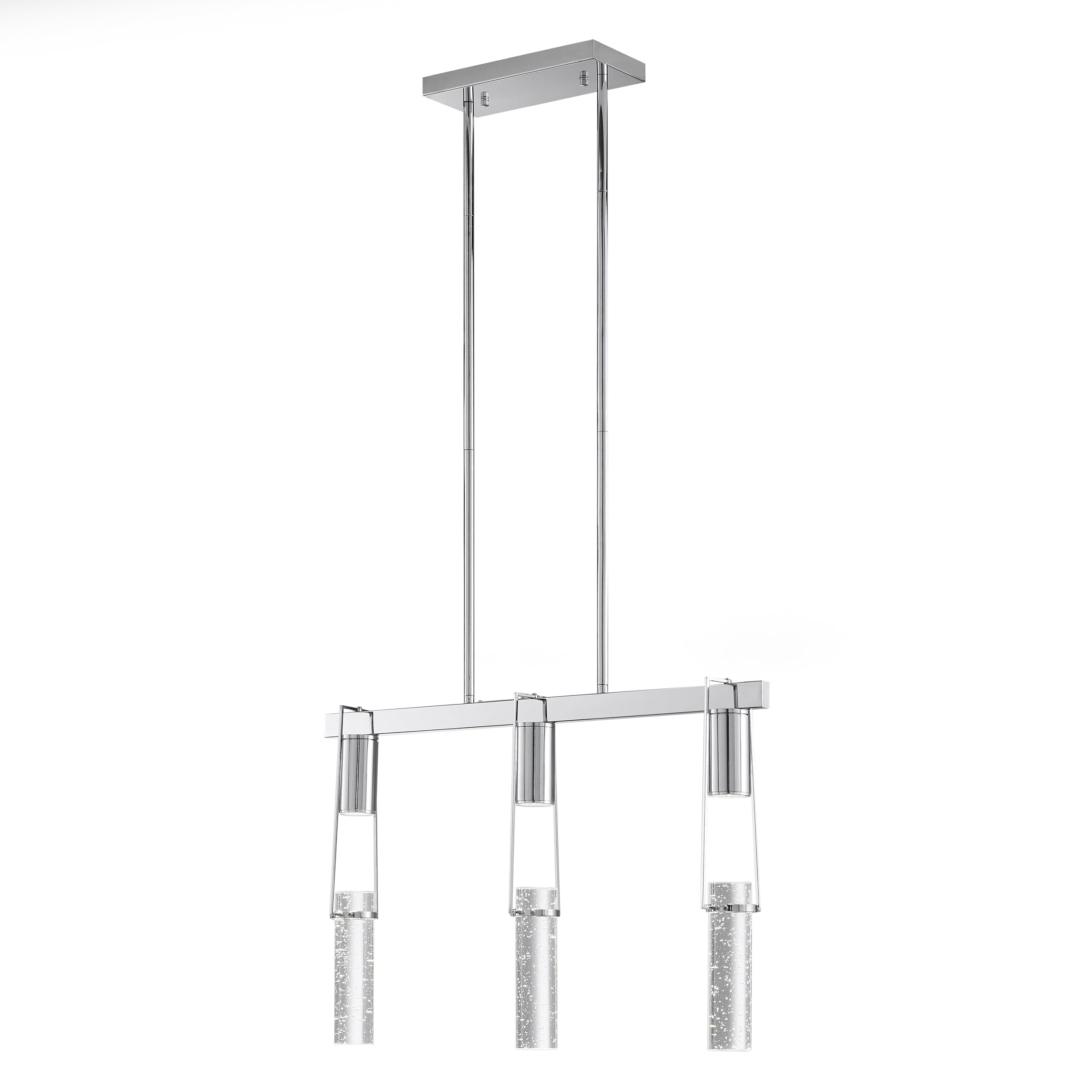 Harmony 3 Light Chandelier // Chrome