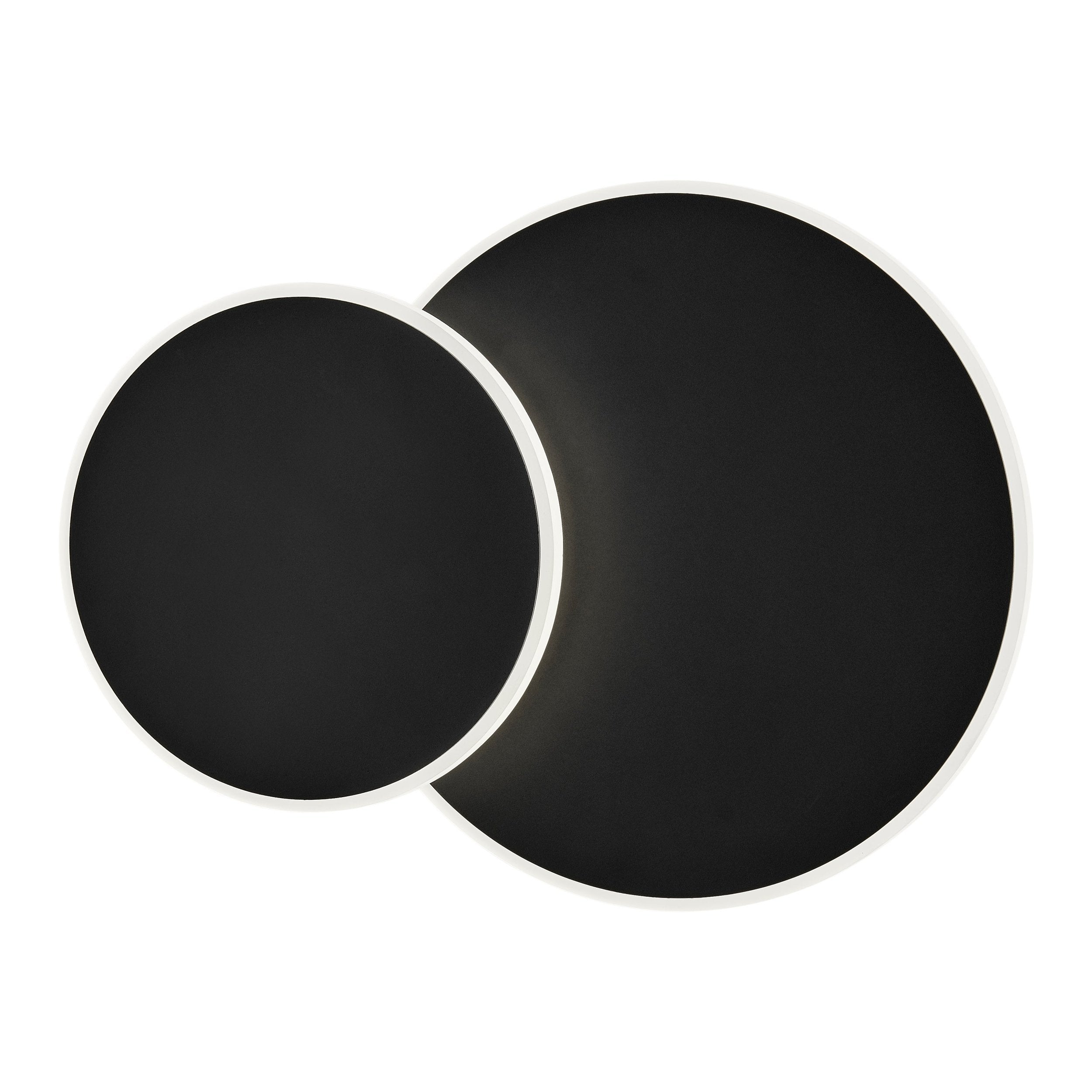 Luna Eclipse Two Circle Multiuse Lamp  // Black