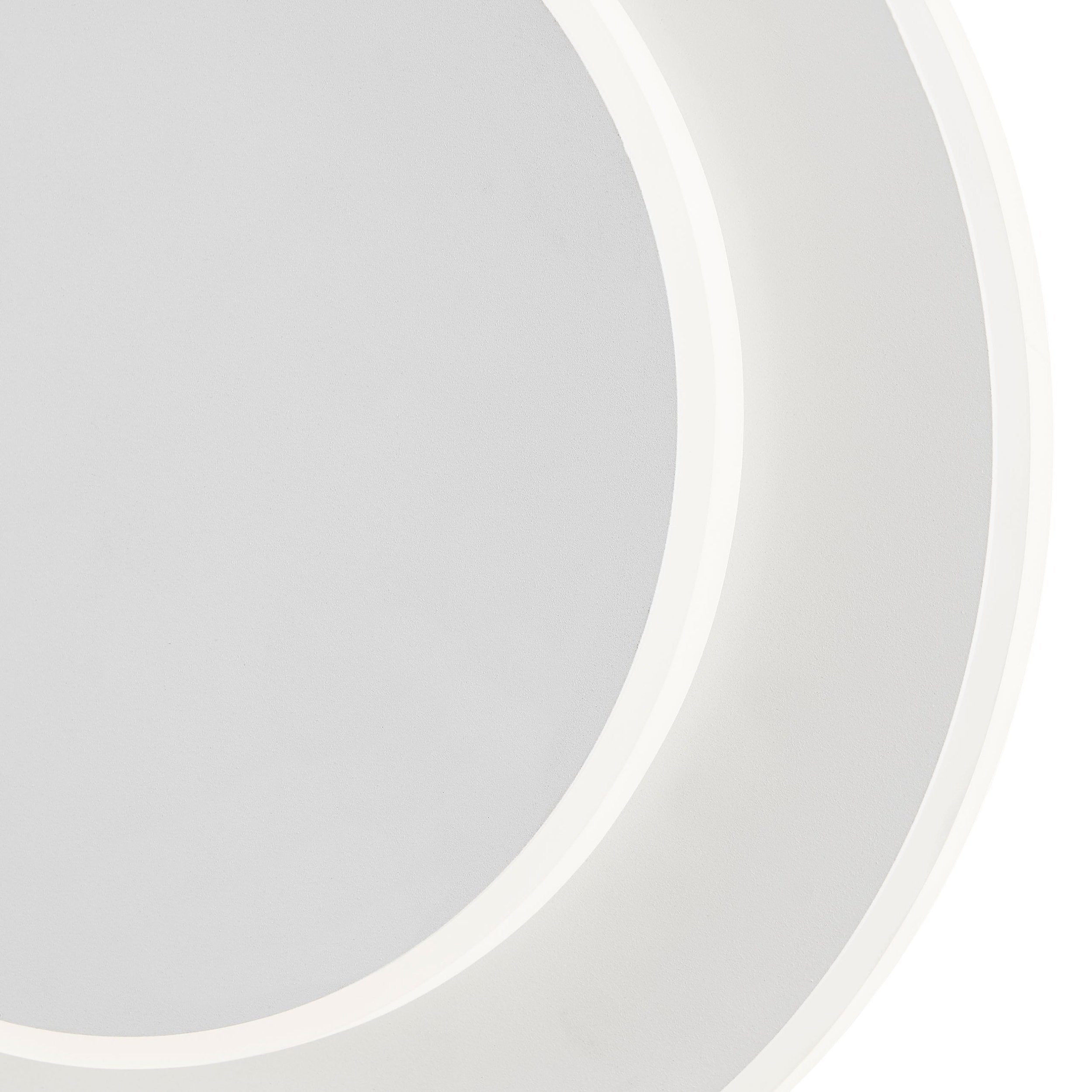 Luna Eclipse Two Circle Multiuse Lamp  // White