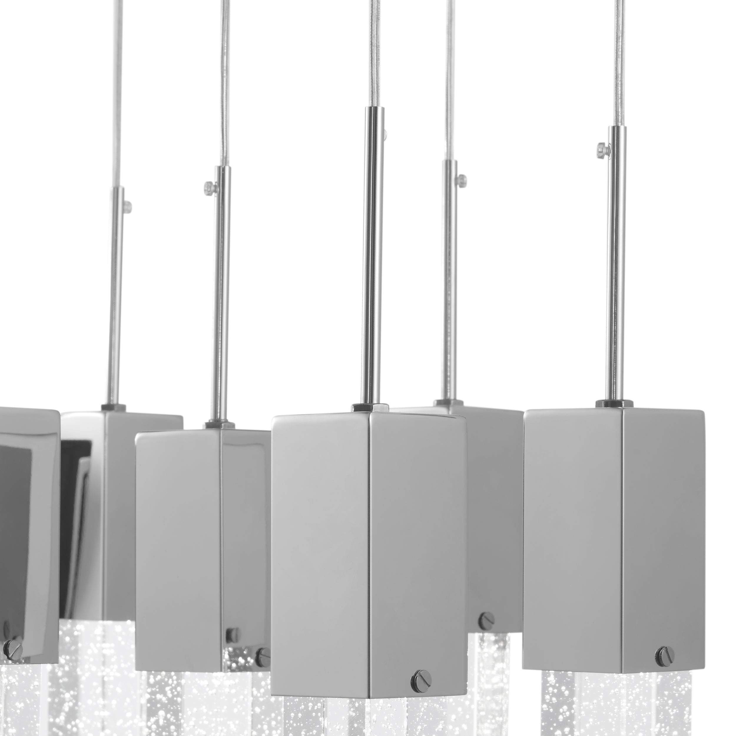 Short Acrylic Sparkling Night Chandelier // 15 Light