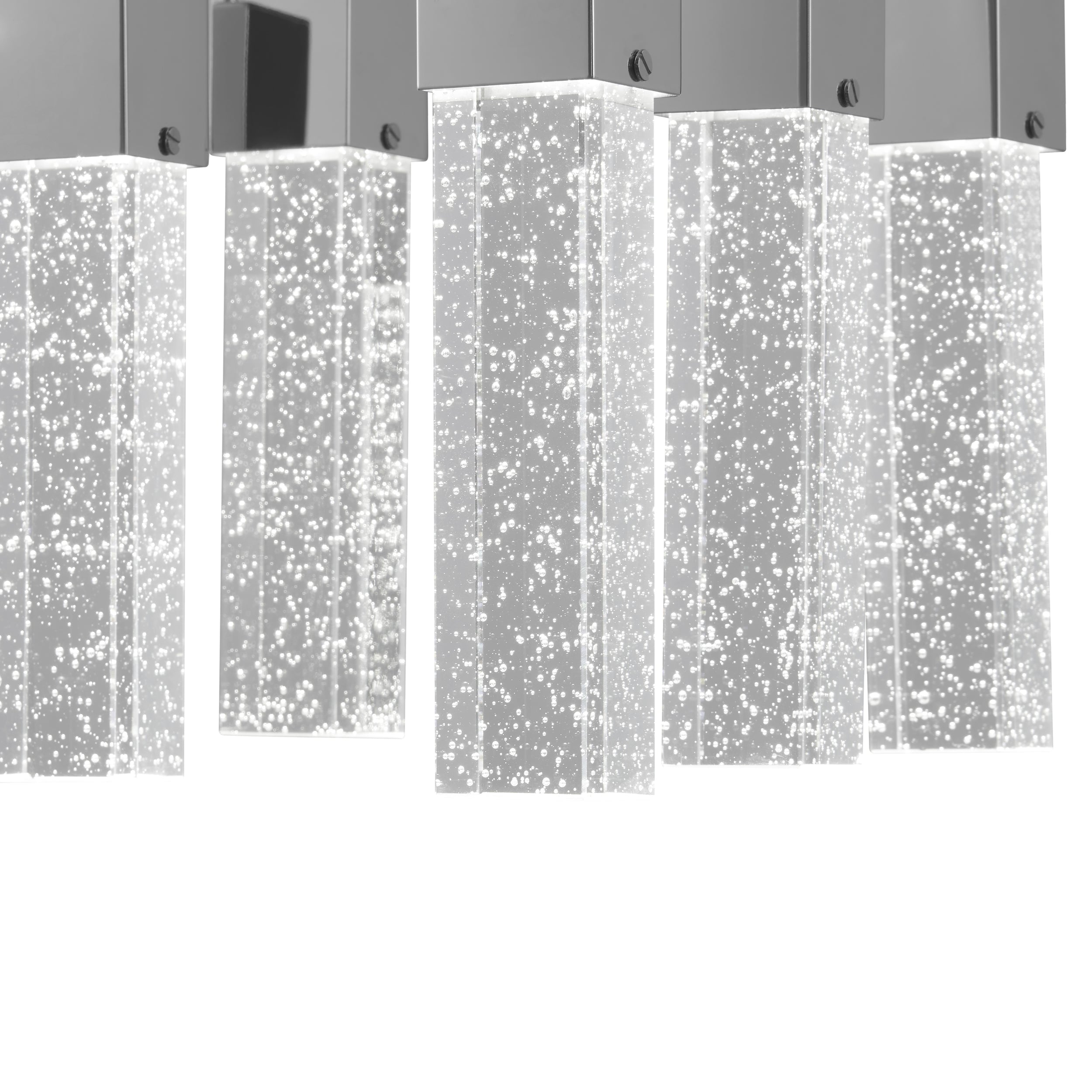 Short Acrylic Sparkling Night Chandelier // 15 Light